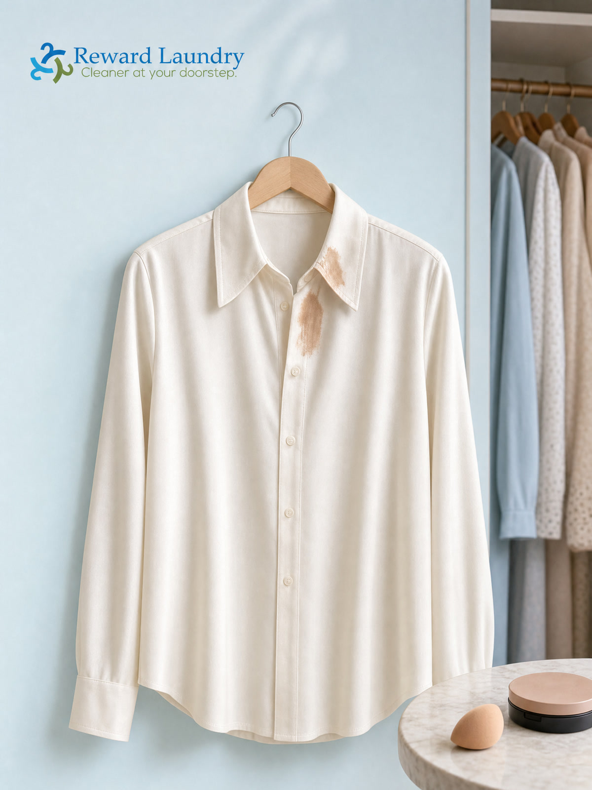 How To Remove Makeup Foundation Stains On Garment