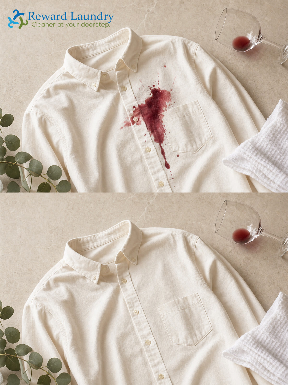 How To Remove Red Wine Stain On Garment